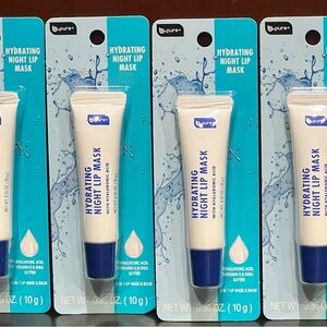 b-pure Hydrating Night Lip Mask. Set of 4.
